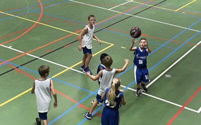 U10 in actie tijdens toernooien