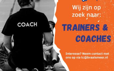 Wij zoeken trainers en/of coaches bij BV Aalsmeer