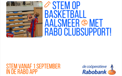 Stem op Basketball Vereniging Aalsmeer met de Rabo Clubsupport