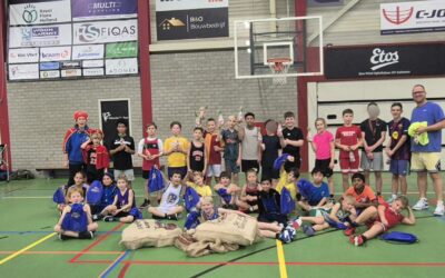 Pieten basketbaltraining