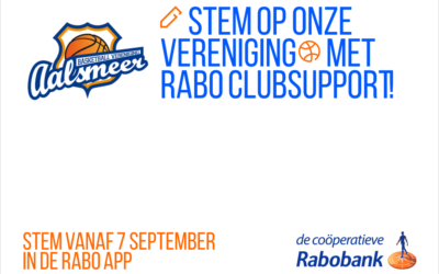 !!Stem op onze vereniging tijdens Rabo ClubSupport!!